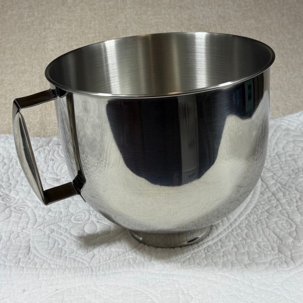 NWOT KitchenAid Silver Stainless Steel Mixing Bowl Replacement Stand Mixer Bowl